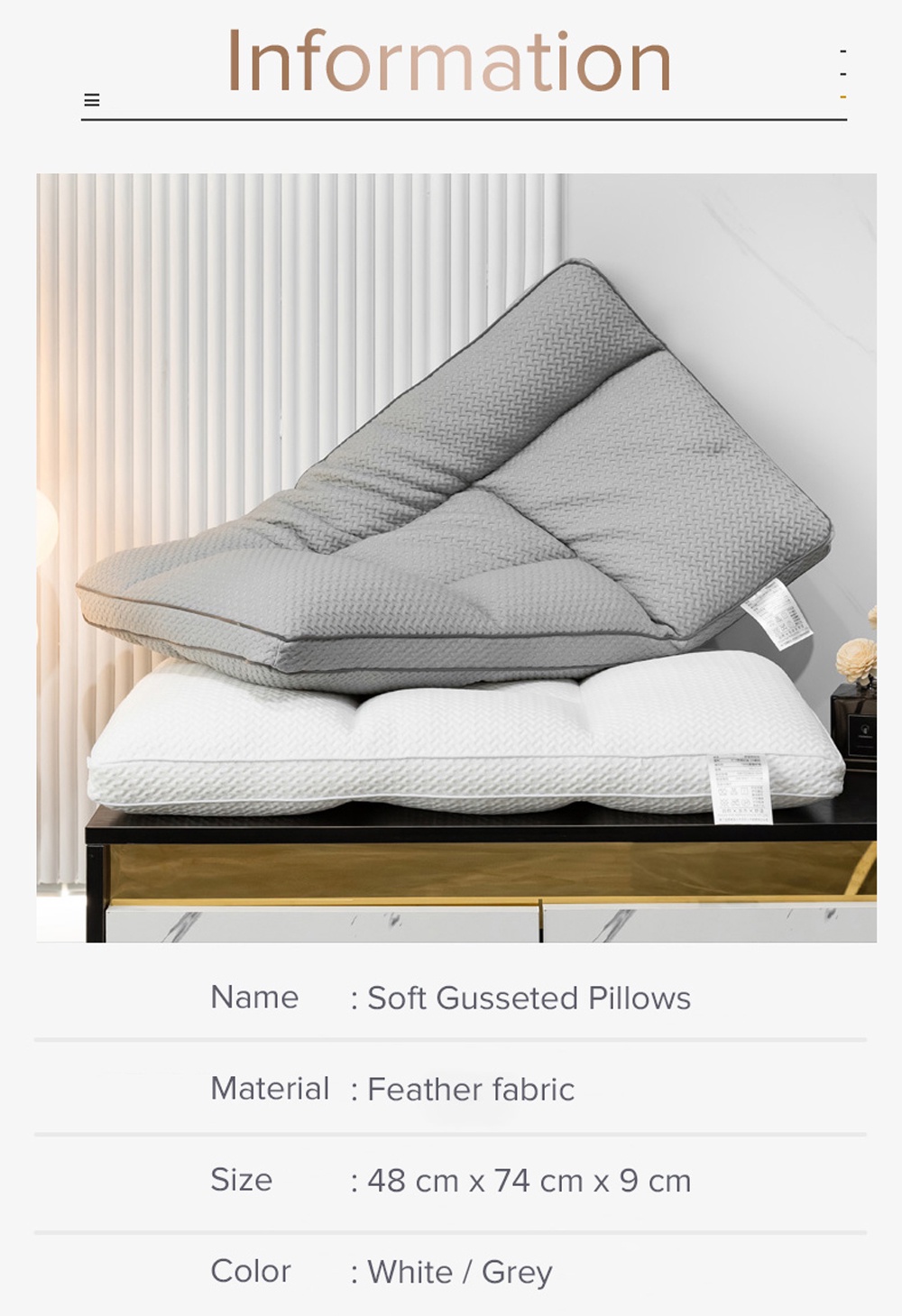 Soft Skin Fabric Pillow-12